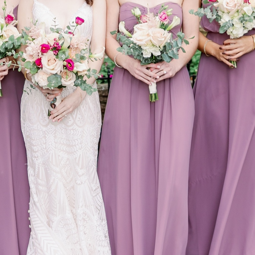 Birdy Grey mauve bridesmaids dress